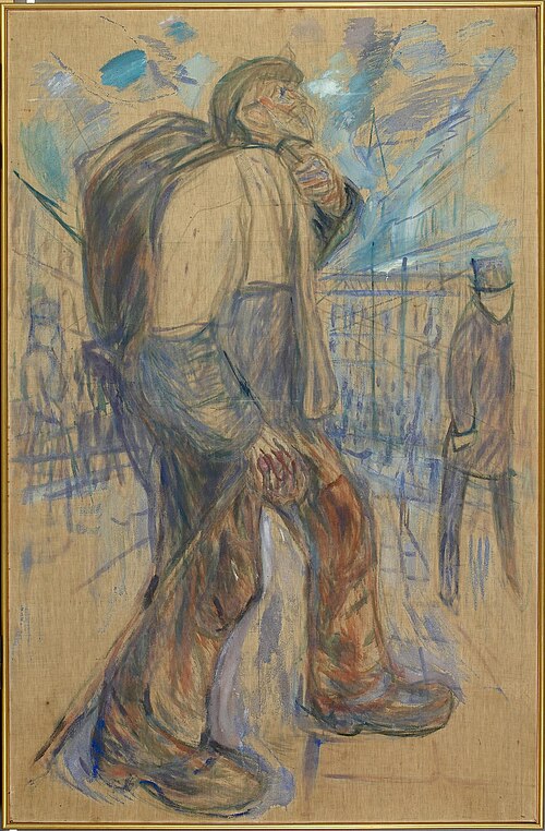 Le Mendiant, 1909, Edvard Munch