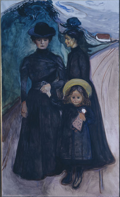 La Famille Book, 1901, Edvard Munch