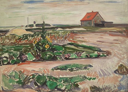 La Côte près de Lübeck, 1907, Edvard Munch