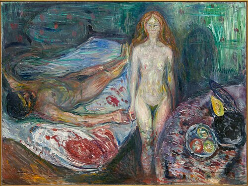 La Mort de Marat, 1907, Edvard Munch