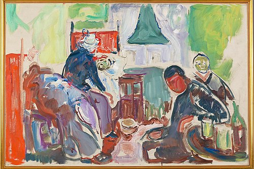 La Mort du Bohémien, 1915, Edvard Munch