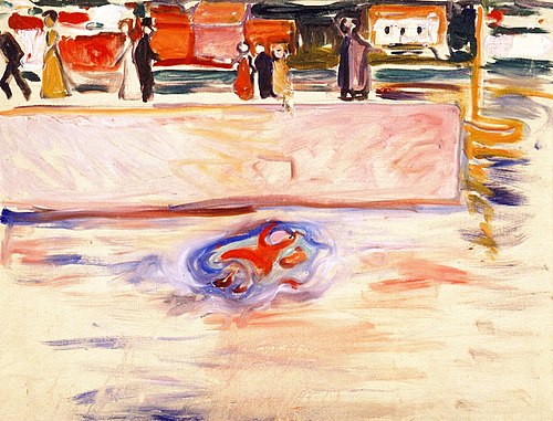 L'Enfant se noyant, 1904, Edvard Munch