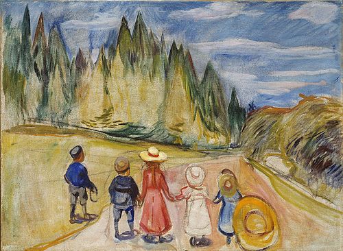 La Forêt enchantée, 1901, Edvard Munch