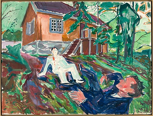 Le Combat, 1932, Edvard Munch