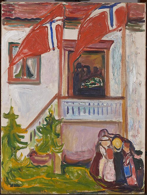 Les Funérailles, 1904, Edvard Munch