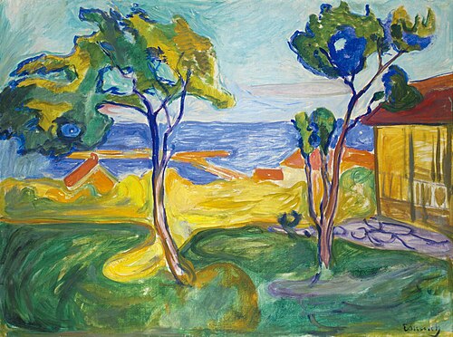 Le Jardin à Åsgårdstrand, 1904, Edvard Munch
