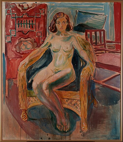 La Fille du Nordland, 1932, Edvard Munch