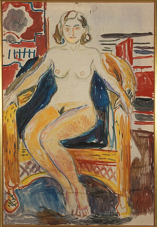 La Fille du Nordland, 1932, Edvard Munch