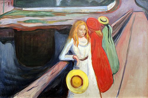 Les Filles sur le pont, 1901, Edvard Munch