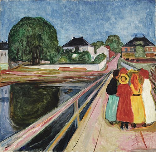 Les Filles sur le pont, 1902, Edvard Munch