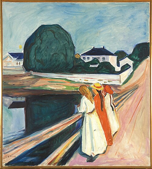 Les Filles sur le pont, 1927, Edvard Munch