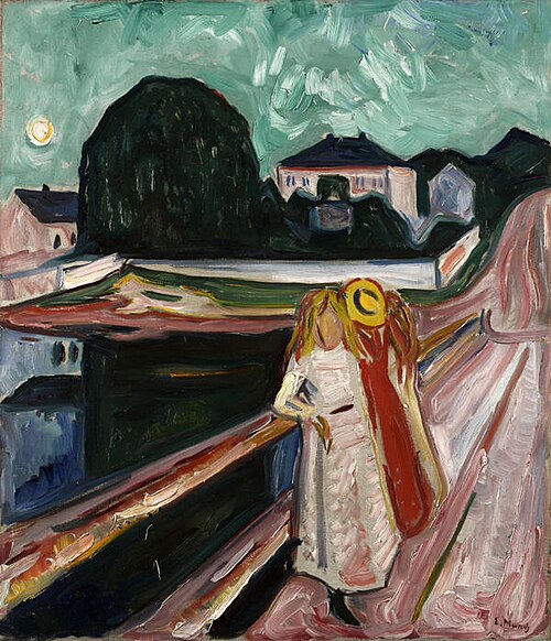 Les Filles sur le pont, 1904, Edvard Munch