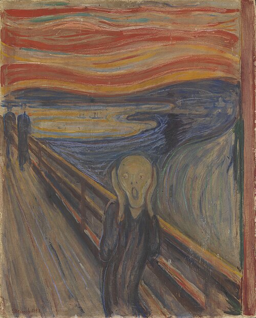Le Cri, 1893, Edvard Munch