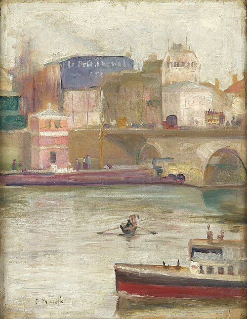 La Seine à Saint-Cloud, 1890, Edvard Munch