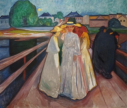 Les Femmes sur le pont, 1903, Edvard Munch