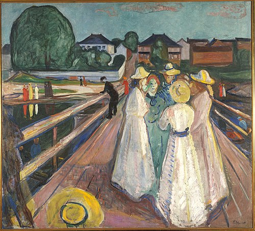 Les Femmes sur le pont, 1904, Edvard Munch