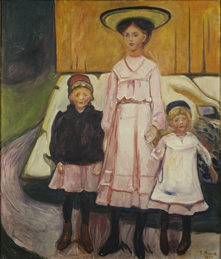 Trois Filles à Åsgårdstrand, 1905, Edvard Munch