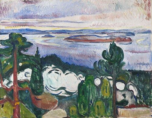 Fumée de train, 1910, Edvard Munch