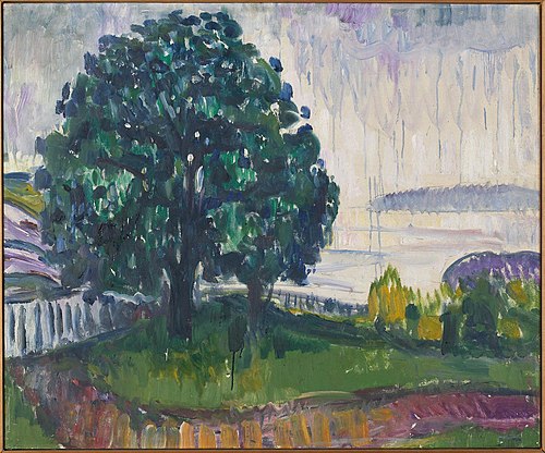 Trees by the Sea, 1909, Edvard Munch