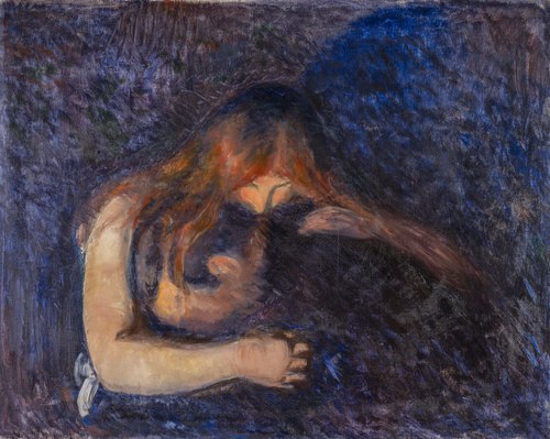 Vampire, 1893, Edvard Munch