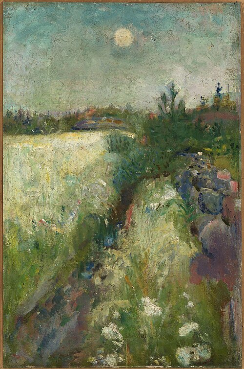 Veierland près de Tønsberg, 1887, Edvard Munch