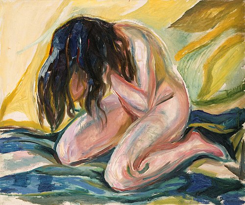Nu pleurant, 1919, Edvard Munch