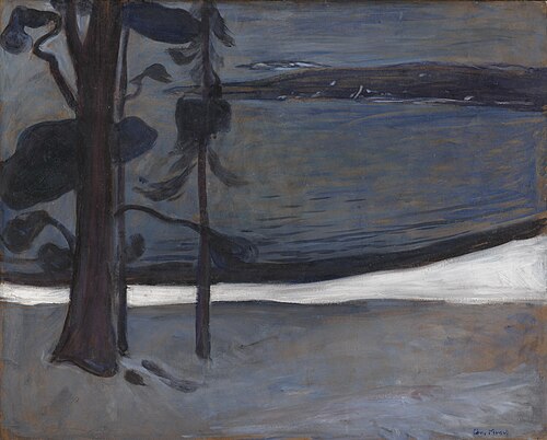 Hiver à Nordstrand, 1900, Edvard Munch