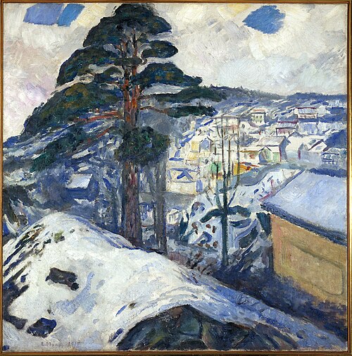 Winter in Kragerø, 1912, Edvard Munch