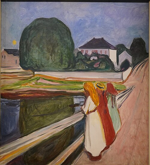 The Girls on the Bridge, 1902, Edvard Munch