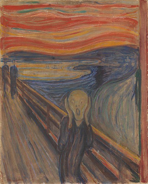 The Scream, 1893, Edvard Munch