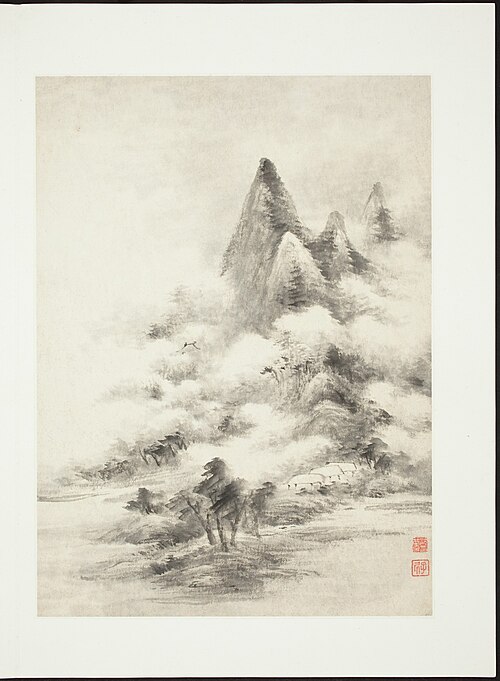 Landscapes After Old Masters, 1619, Sheng Shichong