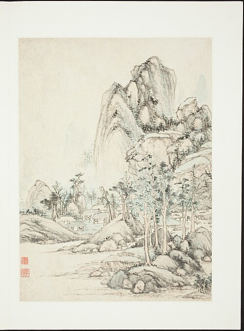 Landscapes After Old Masters, 1619, Sheng Shichong