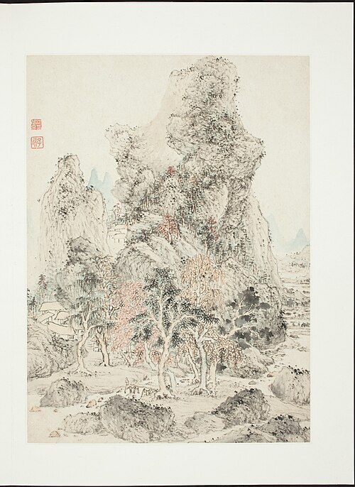 Landscapes After Old Masters, 1619, Sheng Shichong