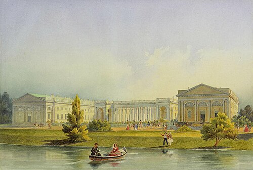 Alexander Palace in Tsarskoye Selo, 1847, Alexis Gornostaiev