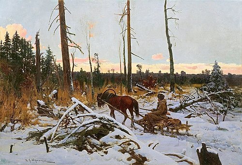 Po polowaniu, 1850, Michał Gorstkin Wywiórski