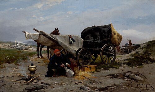 Rest from the Voyage, 1907, Michał Gorstkin Wywiórski