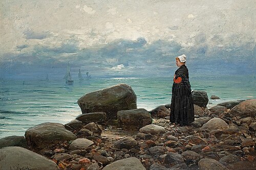 Oczekiwanie, 1850, Michał Gorstkin Wywiórski