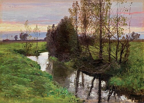 Pejzaż z Brzostkowa, 1907, Michał Gorstkin Wywiórski