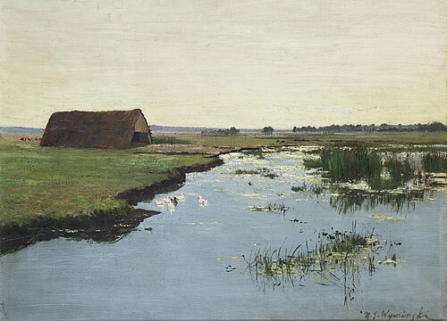 In a wet meadow, , Michał Gorstkin Wywiórski