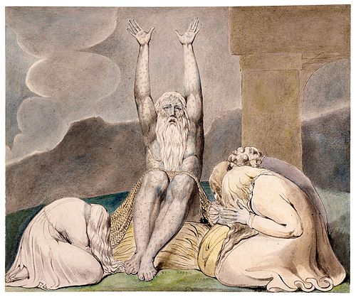 Despair of Job, 1805, William Blake