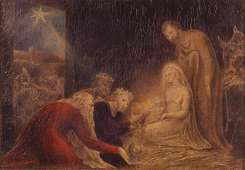The Adoration of the Kings, 1799, William Blake