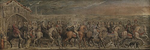 The Canterbury Pilgrims, 1808, William Blake