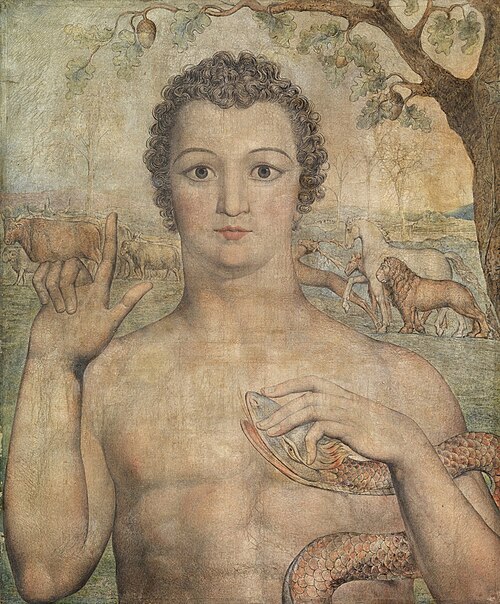 Adam Naming the Beasts, 1810, William Blake