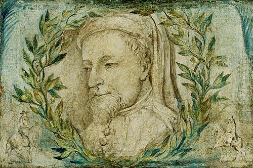 Geoffrey Chaucer (c.1343–1400), 1800, William Blake