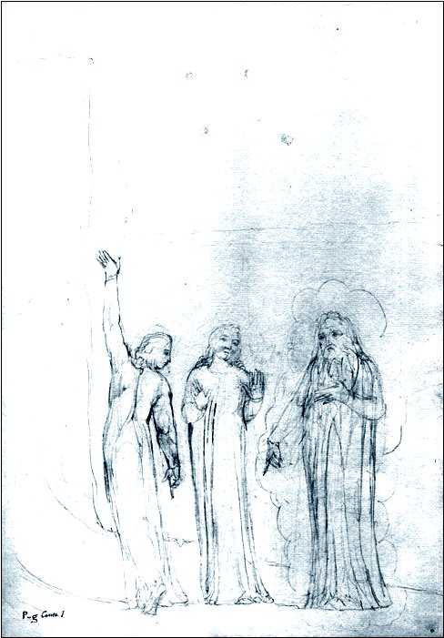 Dante_Purgatory_I__Dante-Virgil-Cato, 1827, William Blake