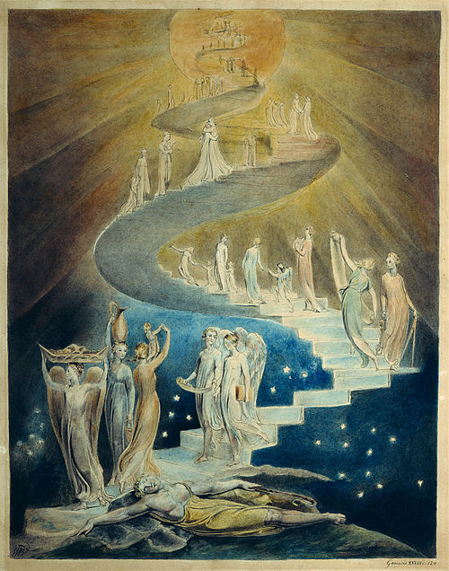 Jacob's Ladder, 1805, William Blake