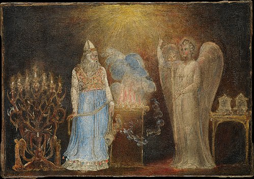 The Angel Appearing to Zacharias, 1799, William Blake