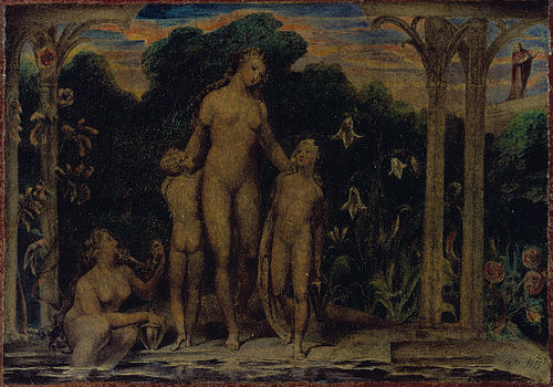 Bathsheba at the Bath, 1799, William Blake