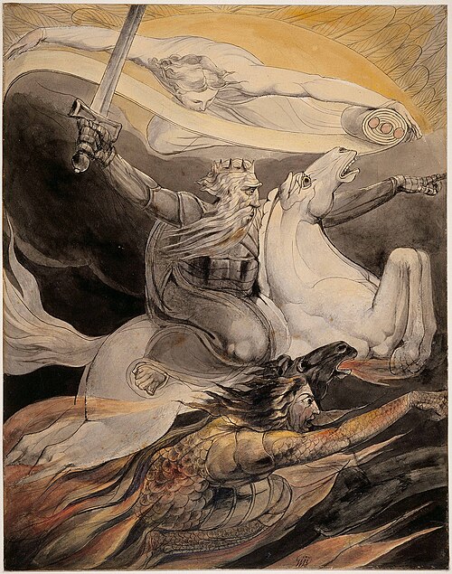 Death on a Pale Horse, 1800, William Blake