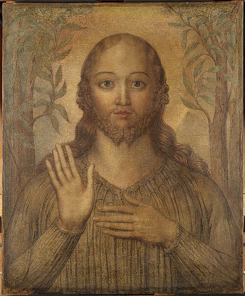 Christ Blessing, 1810, William Blake